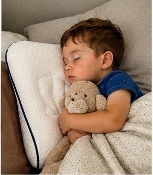 Child sleeping with ukola pillow